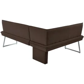 K+W Komfort & Wohnen Eckbank 86x60 cm Flachgewebe Q2 2250 langer Schenkel rechts oder links