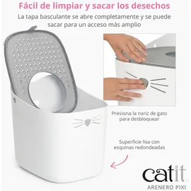 Catit Pixi Katzentoilette Grau