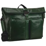LEONHARD HEYDEN Porto Messenger Leder 38 cm grün