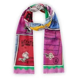 Codello PRINTED SCARF ORGANIC COTTON PEANUTS COMIC 100X180CM - 1 Stück