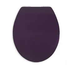 SANITOP-WINGENROTH WC-Sitz Disteso Gloss mit Absenkautomatik, Dekor Toilettensitz mit Softclose-Funktion