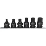 KS Tools Kraft-Bit-Stecknuss-Satz 1/2" 6-tlg.