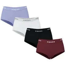 Pieces Female Boxershorts PCLOGO Lady 4er-Pack