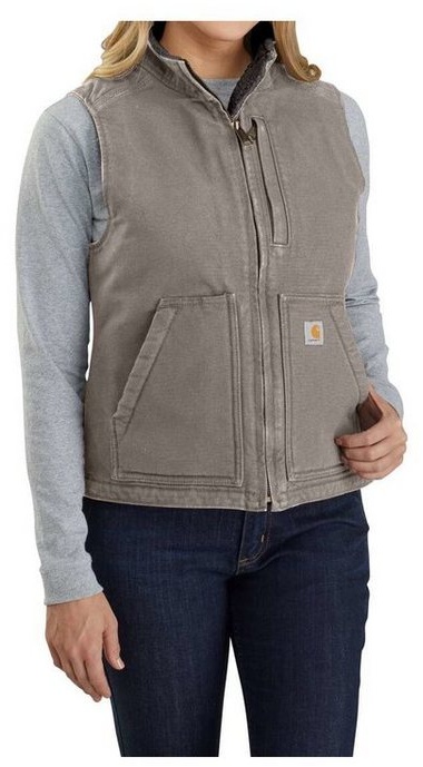 Carhartt Arbeitsweste Carhartt Sherpa Weste grau grau XL - XL