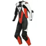 Dainese Laguna Seca 5 perforiert 1-Teiler Schwarz/Weiß/neon-Rot  54 Racing Kombi