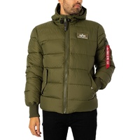 Alpha Industries Hooded Puffer Alpha FD dunkelgrün Herren