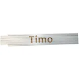Heka Zollstock Timo 2 m, weiß