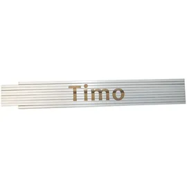 Heka Zollstock Timo 2 m, weiß