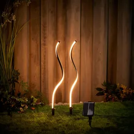 NORTHPOINT LED Wegeleuchte Gartenleuchte Außenbeleuchtung warmweiß wasserdicht mit Akku