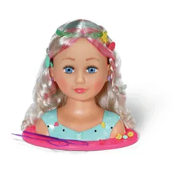 Zapf BABY born Styling Marker & Accessories, Make-up-/Styling-Puppenkopf, Weibli