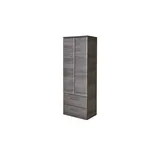 Sconto Midischrank Friesach ¦ grau ¦ Maße (cm): B: 50 H: 136,1 T: 33.0