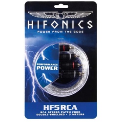 Hifonics RCA Stereokabel HF5RCA Audio-Kabel