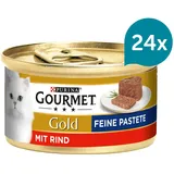Purina Gourmet Gold Feine Pastete Rind 24 x 85 g