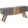 Wohnling Polsterbank Grau 120 x 56 x 30 cm