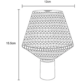 GLOBO Flaschenlampe Klar