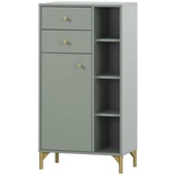 Schildmeyer Highboard Ando 154263, Pistazie/Gold, 60,2 x 114,4 cm