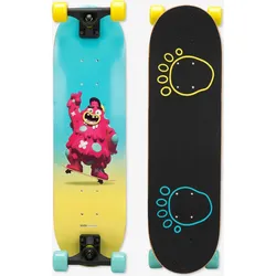 Skateboard Kinder 4-7 Jahre - Play 120 Skate GELB|- No Size