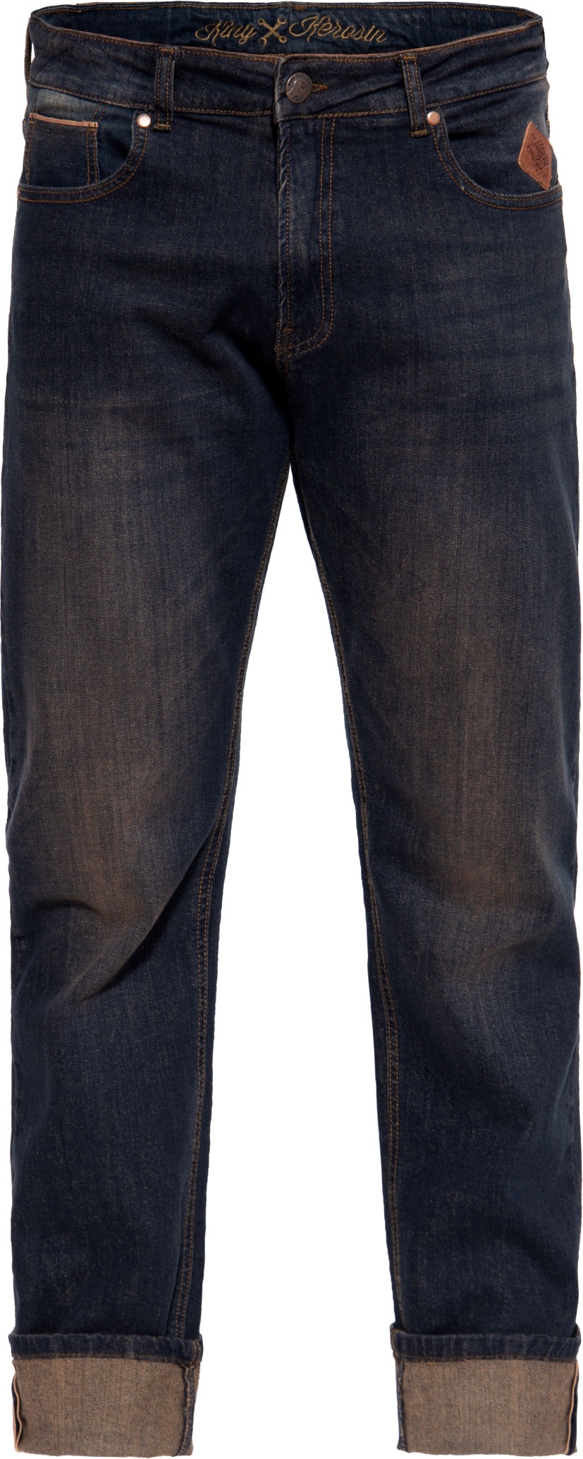 King Kerosin Robin Selvedge Tint Wash, Jeans - Dunkelblau - 30/34