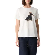 Comma, T-Shirt, weiß, 38