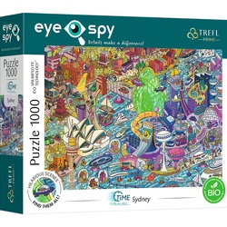 Trefl Puzzle 1000 Teile UFT EYE-SPY Zeitreise Sydney Australien (1000 Teile)