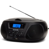 Aiwa BBTU-300BKMKII CD-Radio AM, FM, MW Bluetooth®, CD Schwarz