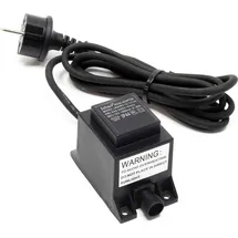XPOtool SunSun Netzteil JBA48V-12-1800U 12 V 1800 mA, 2-poliger Netzadapter mit Niedervolt-Stecksystem, Transformator IP68 für Teichbeleuchtung und Garten