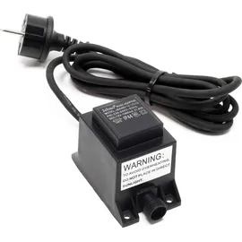 XPOtool SunSun Netzteil JBA48V-12-1800U 12 V 1800 mA, 2-poliger Netzadapter mit Niedervolt-Stecksystem, Transformator IP68 für Teichbeleuchtung und Garten