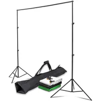 instarter Hintergrundsystem 155-305cm Fotohintergrund Fotostudio Green Screen,