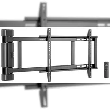 SpeaKa Professional SP-TVM-701 TV-Wandhalterung 81,3 cm (32") - 190,5 cm (75") elektrisch motorisiert, Schwenkbar Zusammenklappbar, Mit Fernbedienung