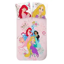 disney hercegnők Disney Prinzessin Bloom Kinderbettwäsche 100×135 cm, 40×60 cm,