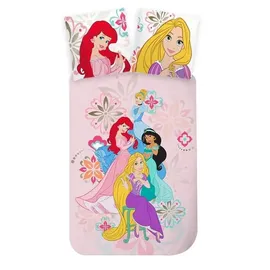 disney hercegnők Disney Prinzessin Bloom Kinderbettwäsche 100×135 cm, 40×60 cm,