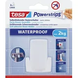 Tesa POWERSTRIPS® Waterproof Rasiererhalter Weiß Inhalt: 1St.