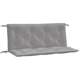 vidaXL Bankauflage 120 x 50 x 7 cm grau 2 St.
