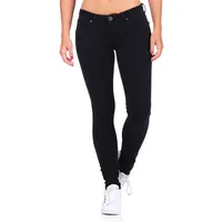 Only Damen Onlcoral Life Sl Sk Power Azg3659 Noos PANTS, Black Denim, 27W / Blau,Schwarz - 27