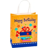 TSI Geschenktüte 6 St. 18,0 x 23,0 cm Beige