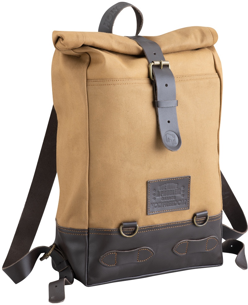 HolyFreedom Roll-Top Rucksack, braun, Größe M 11-20l 21-30l