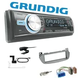 Autoradio Grundig für Nissan Pixo 2006-2013 silber Bluetooth DAB+ USB AUX