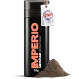 IMPERIO Streuhaar zur Haarverdichtung & vollem Haar in Sekunden. Schütthaar für einen authentischen Look. 100% Natur! In Premium Friseurqualität - 26g (Mittelbraun)