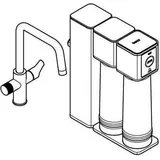 Grohe Blue Pure Eurosmart Starter Kit mit Umkehrosmose- und Mineralisierungsfilter, chrom
