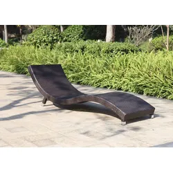 Sonnenliege CARACAS coffee Alu/Kunststoffgeflecht