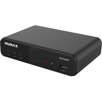 Humax HD Nano Sat-Receiver Digital 1080P HDMI, SCART, 12V schwarz) schwarz