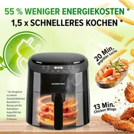 GOURMETmaxx Heißluft-Fritteuse Digital 4,5l 1400W