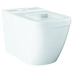 Grohe Euro Keramik Stand-WC-Kombination 39338000 alpinweiß, spülrandlos, Abgang universal