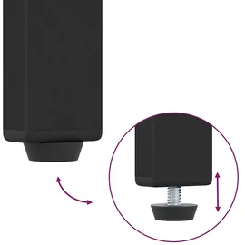 vidaXL Bücherregal 80 x 30 x 155,5 cm Schwarz