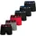 NFL Herren Boxershorts 6er Pack Schwarz / Mehrfarbig XXL