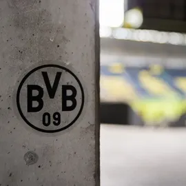 Dortmund Aufkleber Emblem transparent schwarz 3er Set