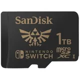 SanDisk Nintendo Switch microSDXC UHS-I U3 Class 10 1 TB schwarz