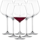 Schott Zwiesel Fortissimo Rotweinglas (6er-Set), edle Burgundergläser für Rotwein, spülmaschinenfeste Tritan-Kristallgläser, Made in Germany (Art.-Nr. 112496)