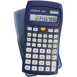 GENIE 52 SC technisch-wissenschaftlicher Rechner (136 Funktionen; 10 stelliges Display; Inkl. Schutzdeckel) blau