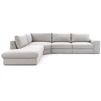 Ecksofa HERMES L Modular 1.5BL+1.5+RXL+OP Breite 346 cm